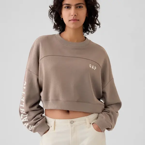 GAP Crop sweatshirt with logo - Women's
