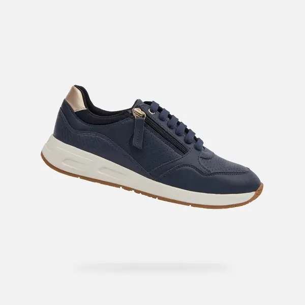 Dark blue women's sneakers Geox Bulmya - Women's