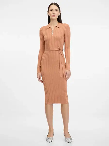 Light brown women's midi dress ORSAY - Women's