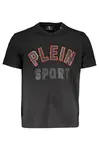 Čierne tričko PLEIN SPORT s krátkym rukávom