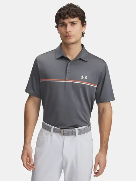 Men's T-shirt Under Armour UA Playoff 3.0 Stripe Polo - Men's