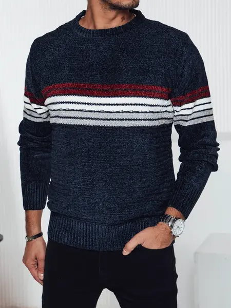 Pánsky sveter s pruhmi Dstreet