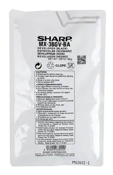 Sharp MX-36GVBA černý (black) originální developer