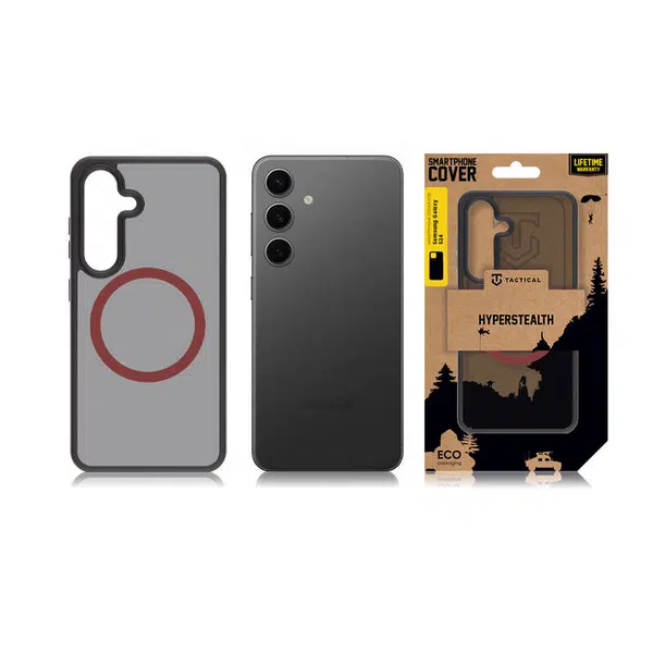 Zadní kryt Tactical MagForce Hyperstealth 2.0 pro Apple iPhone 12/12 Pro, černá - červená