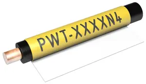 Partex PWT1711033D4SM omotávací štítky 17,8 x 33,9 mm, žluté, 3000ks, role