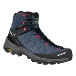 Salewa ALP TRAINER 2 MID GTX EU 38, Java Blue/ Fluo Coral Dámské trekové boty