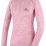 Husky Merow Zip L L, faded pink Merino termoprádlo triko