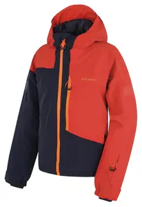 Husky Gomez Kids 164-170, red/black blue Dětská ski bunda