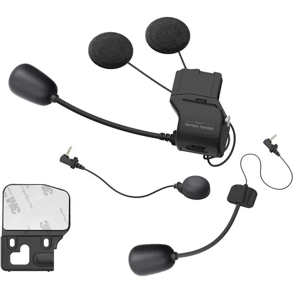 Držák na přilbu s příslušenstvím pro headset SENA 50S - sound by Harman Kardon (sluchátka + mikrofon)