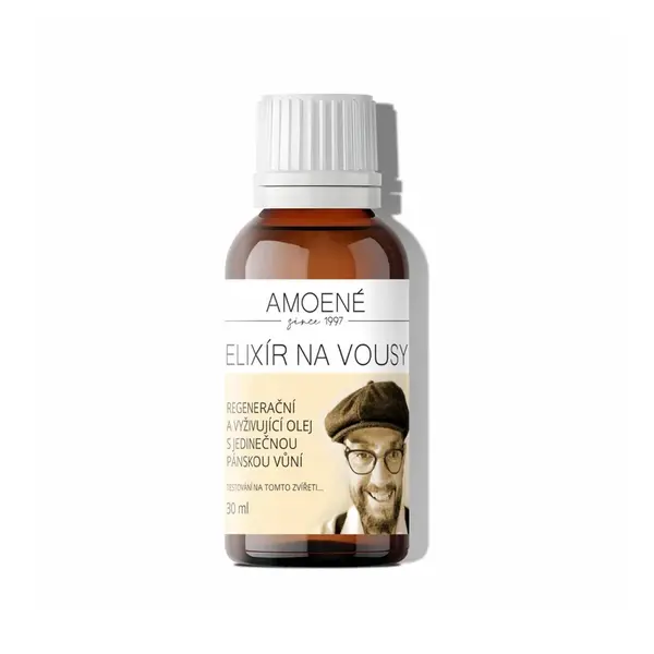Regenerační a vyživující olej na vousy Amoené - 30 ml (012A00O30A) + dárek zdarma