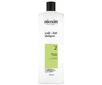 Čisticí šampon pro silně řídnoucí přírodní vlasy Nioxin System 2 Scalp + Hair Shampoo - 1000 ml (99350179979) + dárek zdarma