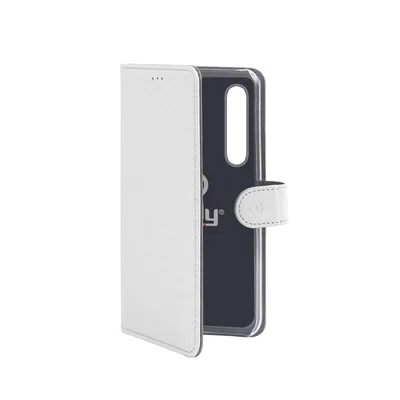 CELLY Wally flipové pouzdro pro Huawei P30, bílé