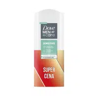 Dove Sprchový gel na tělo, obličej a vlasy Men+Care Sensitive (3 in 1 Shower Gel) 2 x 400 ml