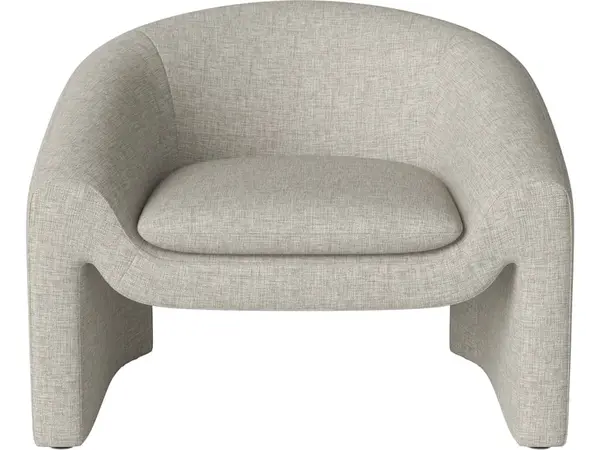 Křeslo Mielo, více variant - Bolia Varianta: Nantes - Smooth weave, Sand