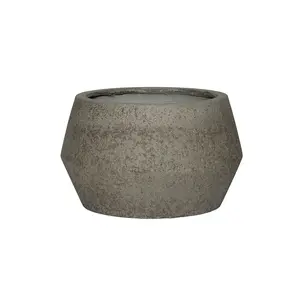 Květináč Harley Low, šedý diorit, více velkostí - Pottery Pots Velikost: S - ⌀ 36, v. 21,5 cm