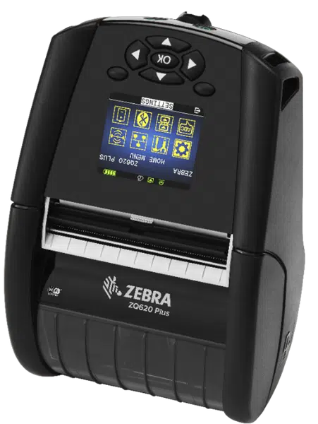 Zebra ZQ620 Plus ZQ62-AUWAEC4-00, tiskárna štítků, 8 dots/mm (203 dpi), 19mm Core, RS232, BT (BLE), Wi-Fi