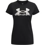 Under Armour TECH SOLID SCRIPT Dámské tričko, černá, velikost S