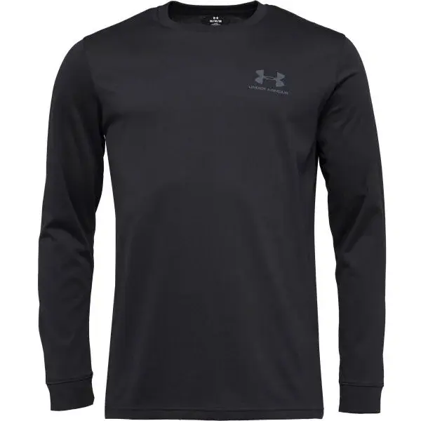 Under Armour SPORTSTYLE LEFT CHEST Pánské triko, černá, velikost M