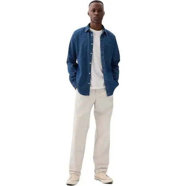 GAP SP 24 CARPENTER Pánské kalhoty, béžová, velikost