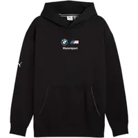 Puma BMW M MOTORSPORT ESSENTIALS+ HOODIE FLEECE Pánská mikina, černá, velikost