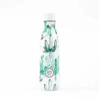COOL BOTTLES XCLUSIVE! WATERCOLOR CACTUS 500 ML Termo láhev, mix, velikost 500 ML