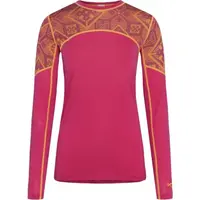 KARI TRAA ELOISE LS Dámské Merino triko, růžová, velikost