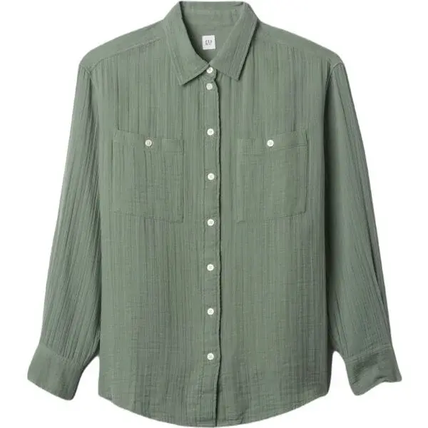 GAP BIG Dámská košile, světle zelená, velikost