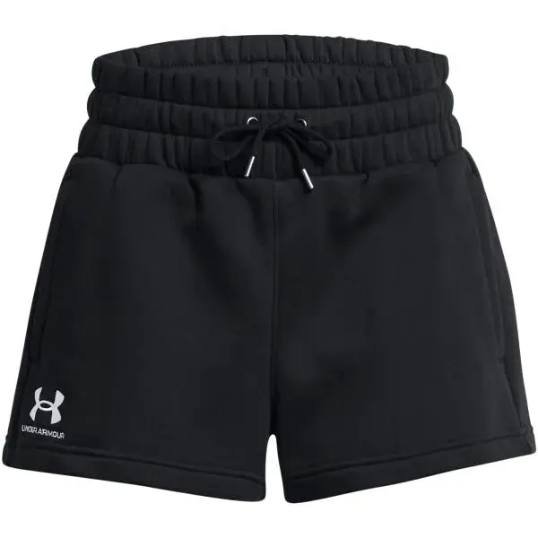 Under Armour ICON FLEECE SHORTS Dámské kraťasy, černá, velikost M