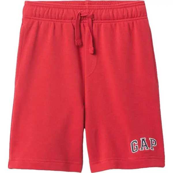GAP FRENCH TERRY Chlapecké šortky, červená, velikost