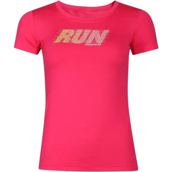 PROGRESS DEPORTA RUN Dámské sportovní triko, růžová, velikost