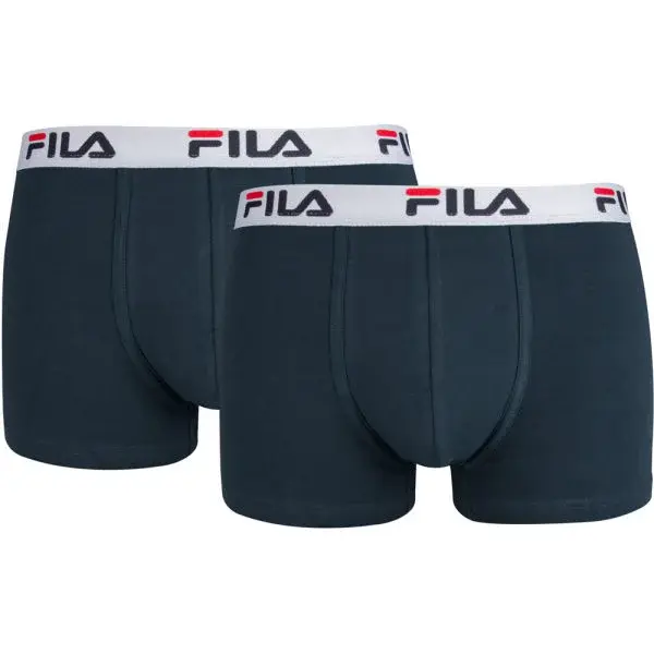 Fila MAN BOXERS 2 PACK Pánské boxerky, tmavě modrá, velikost XXL
