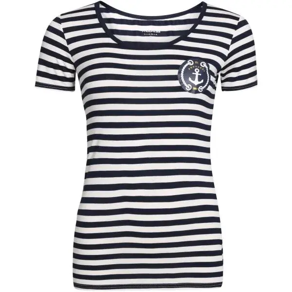 PROGRESS SAILORA Dámské triko s bambusem, tmavě modrá, velikost