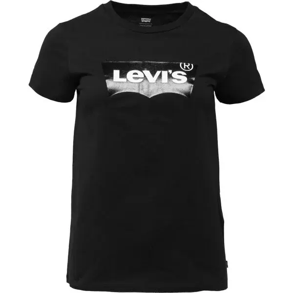 Levi's&reg; THE PERFECT TEE CLEAR FOIL Dámské tričko, černá, velikost