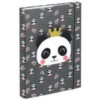 BAAGL PANDA Desky na školní sešity A5, tmavě šedá, velikost