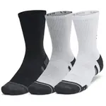 Under Armour PERF TECH 6PK CREW Unisex ponožky, šedá, velikost