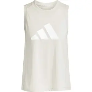 adidas TRAIN ESSENTIALS TRAINING TANK TOP Dámské tílko, béžová, velikost