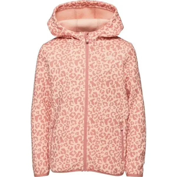 Lotto ZAJA Dievčenská mikina so vzhľadom svetra, lososová, veľkosť 152-158