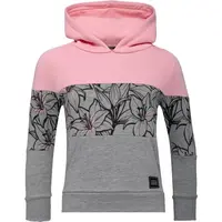 Lewro MINOA Dívčí mikina přes hlavu, šedá, velikost 116-122