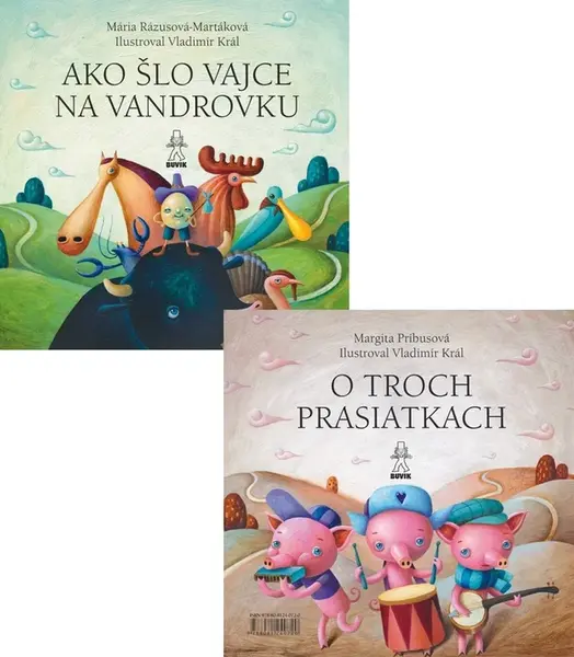 Ako šlo vajce na vandrovku O troch prasiatkach