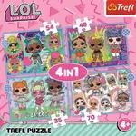 Puzzle LOL Surprise Seznamte se s panenkami 4v1