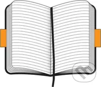 Moleskine - veľký klasický linajkový zápisník v mäkkej väzbe (čierny)