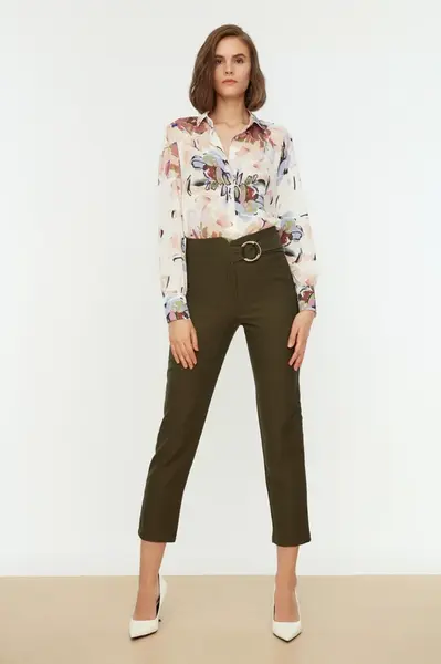 Dámské kalhoty Trendyol Detailed