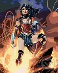 Malování podle čísel: Wonder Woman - na skále (40 x 50 cm)
