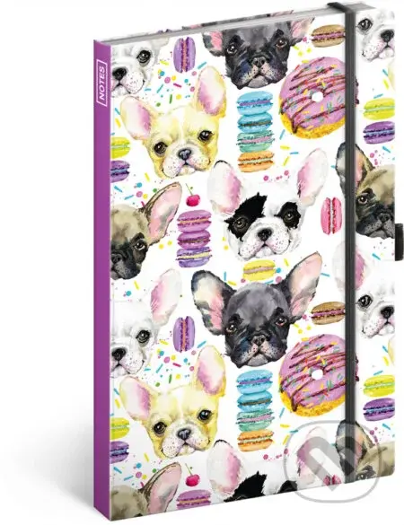 Notes Buldoci (linkovaný s gumičkou na uzavření)