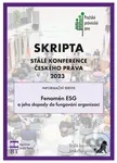 Skripta SKČP Fenomén ESG (a jeho dopady do fungování organizací) - kniha z kategorie Právo
