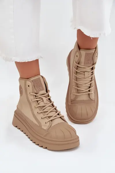 BIG STAR SHOES Vysoké Dámske Tenisky Zateplené Big Star