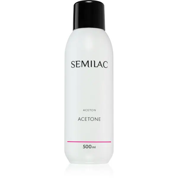 Semilac Liquids čistý acetón k odstráneniu gélových lakov 500 ml