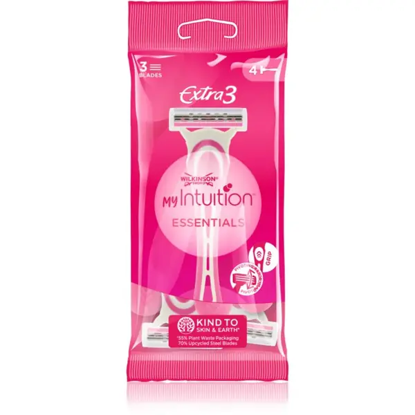 Wilkinson Sword My Intuition Extra 3 jednorázové holiace strojčeky Essentials 4 ks