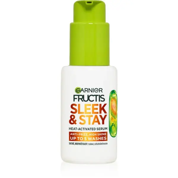 Garnier Fructis Keratin Sleek sérum pre suché a poškodené vlasy 50 ml