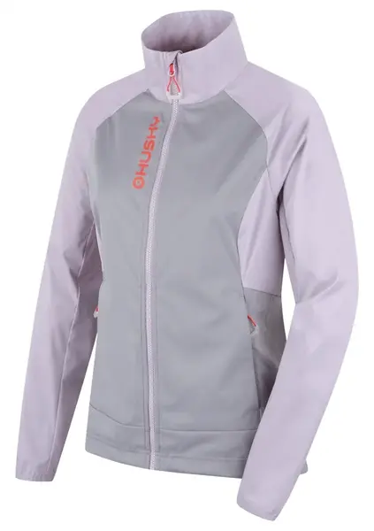 Husky  Suli L purple/grey, XS Dámska softshell bunda